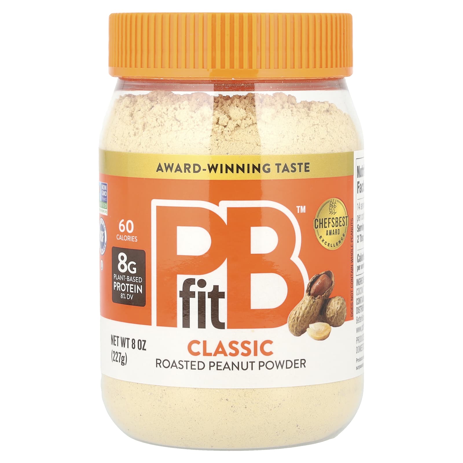 PBfit, Roasted Peanut Powder, Classic, 8 oz (227 g)
