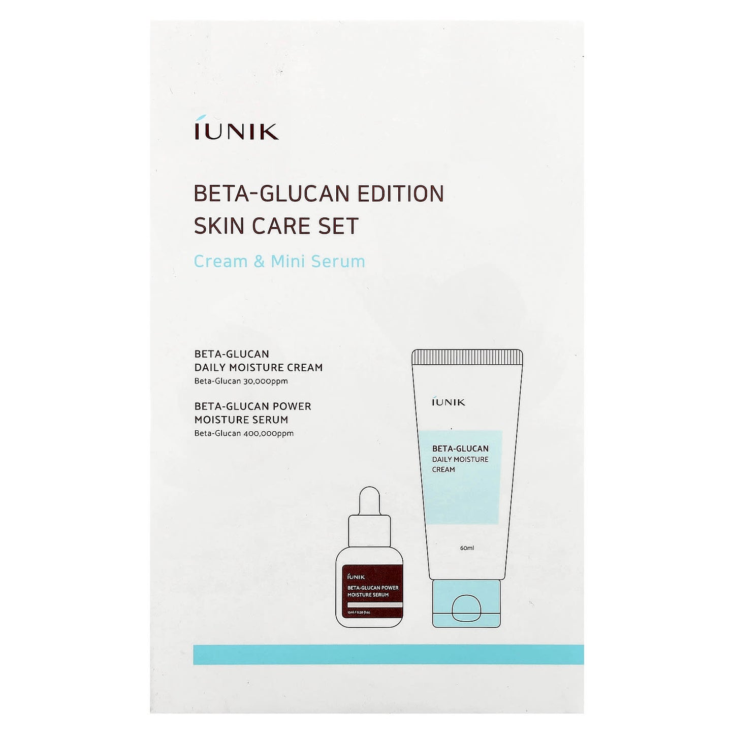 iUNIK Beta-Glucan Skin Care Set - Moisturize & Hydrate Your Skin - Image 2