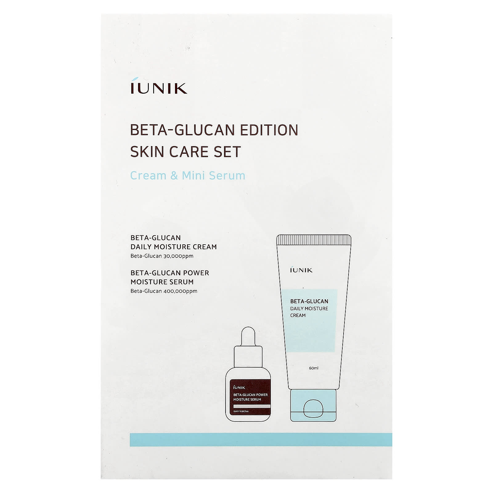 iUNIK Beta-Glucan Skin Care Set - Moisturize & Hydrate Your Skin - Image 2