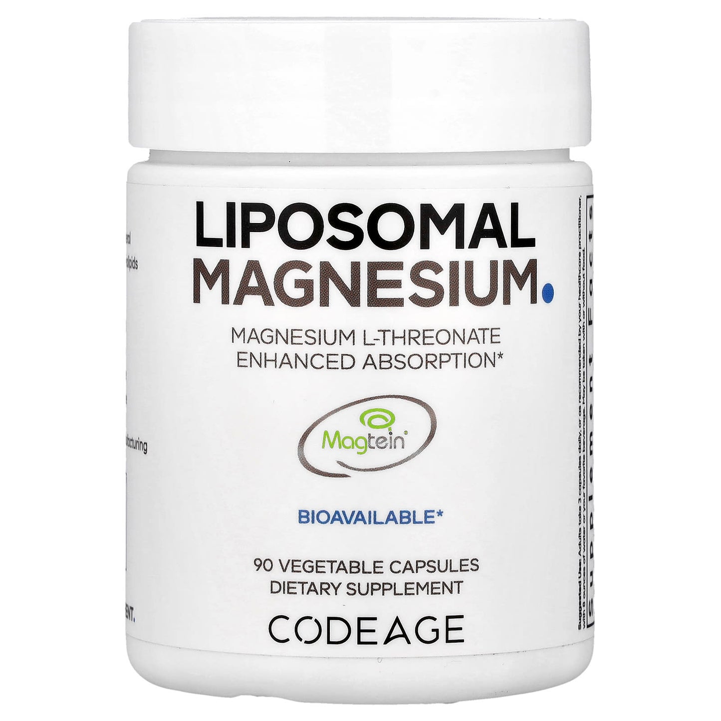 Unlock Better Brain Function with CodeAge Liposomal Magnesium L-Threonate - Image 1