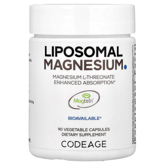 Unlock Better Brain Function with CodeAge Liposomal Magnesium L-Threonate - Image 1