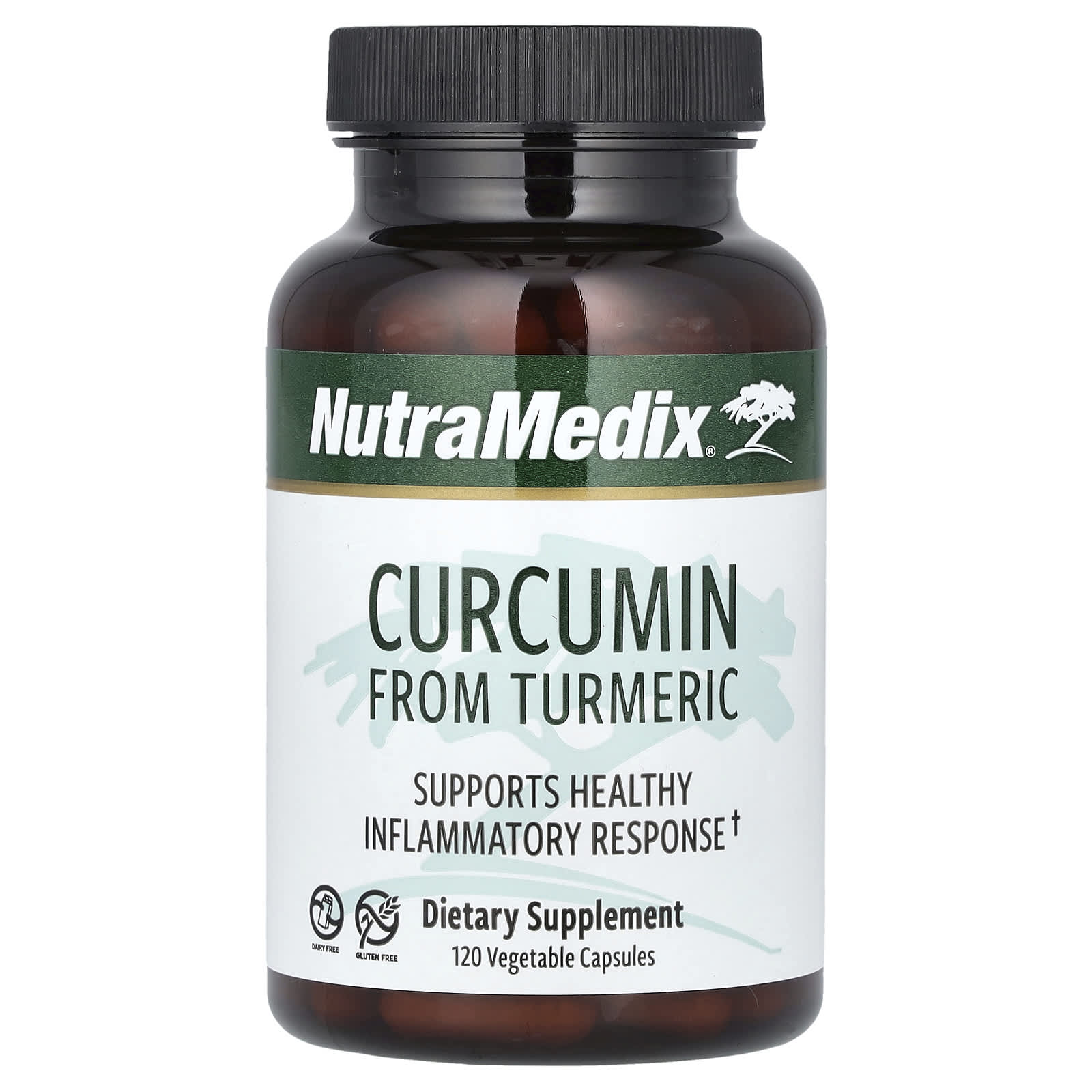 NutraMedix, Curcumin From Turmeric, 120 Vegetarian Capsules (250 mg per Capsule) - Image 1