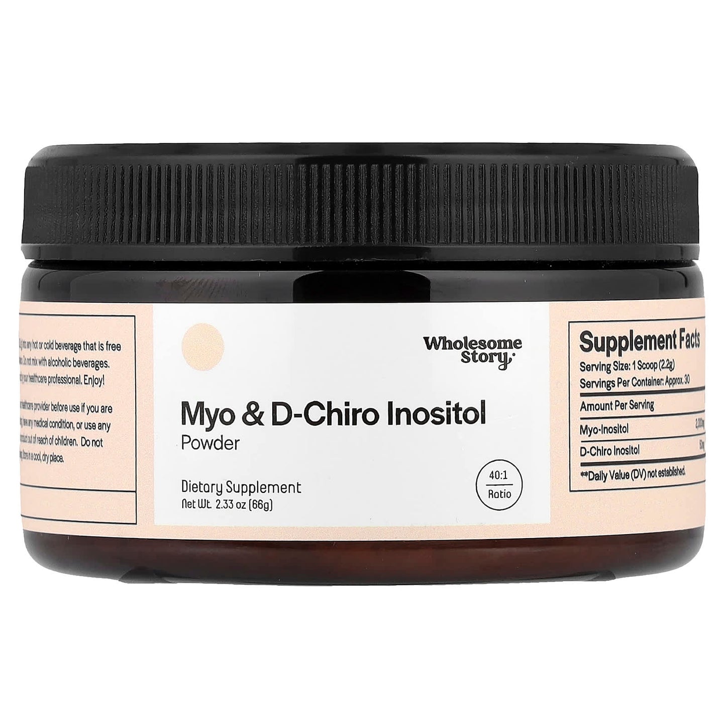 Wholesome Story, Myo & D-Chiro Inositol Powder, 2.33 oz (66 g) - Image 1