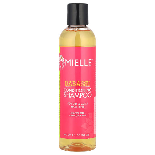 Mielle, Conditioning Shampoo, For Dry & Curly Hair Types, Babassu, 8  fl oz (240 ml) - Image 1