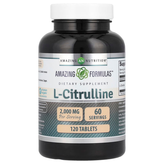 <strong>L-Citrulline Supplement | 120 Tablets | 1000mg per Serving</strong> - Image 1
