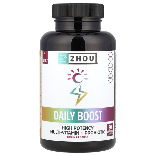 Zhou Nutrition, Daily Boost, 30 Vegetarian Capsules - Image 1