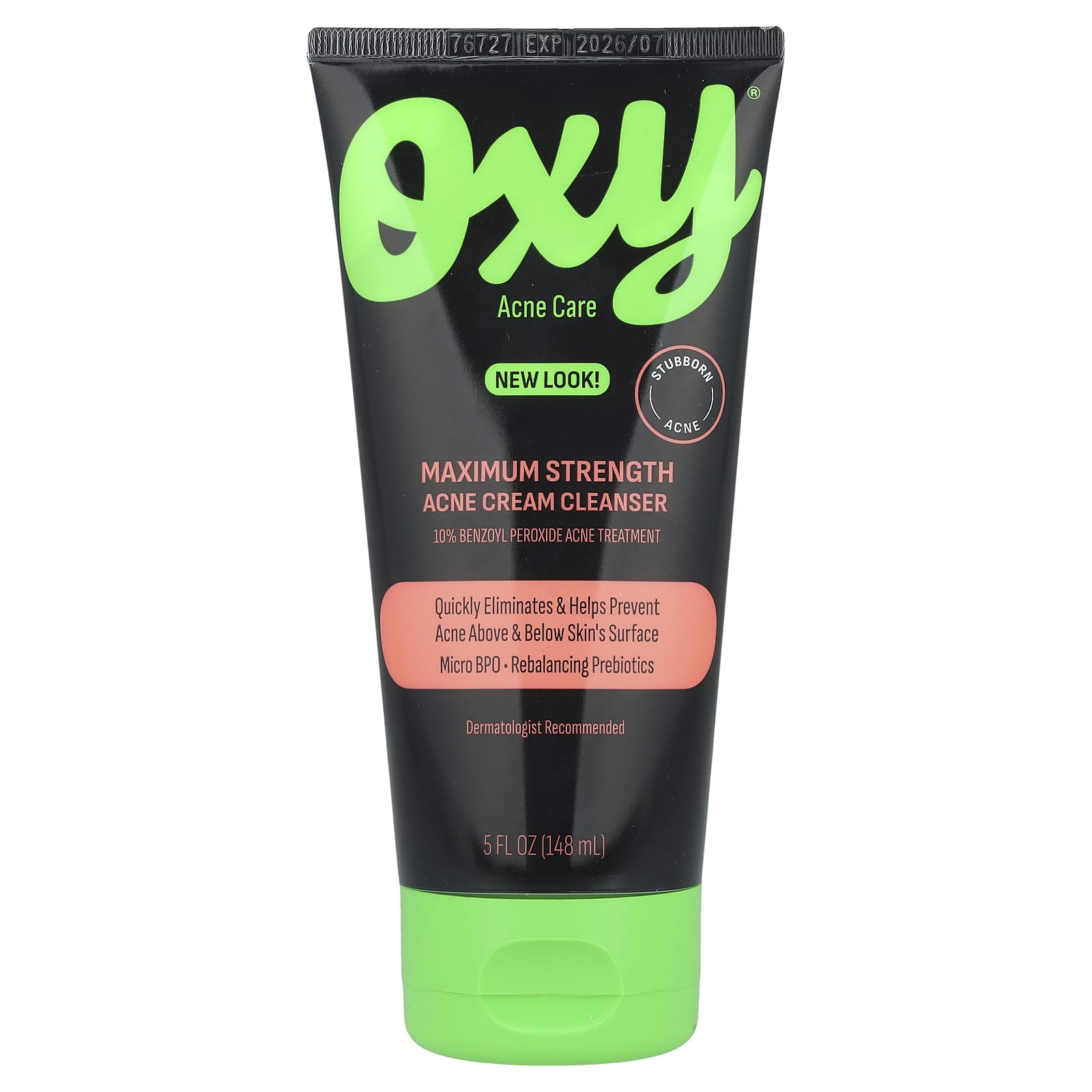 Oxy Skin Care, Maximum Strength Acne Cream Cleanser , 5 fl oz (148 ml) - Image 1