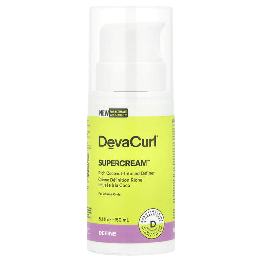 DevaCurl Supercream, Rich Coconut-Infused Definer for Coarse Curls, 5.1 fl oz - Image 1
