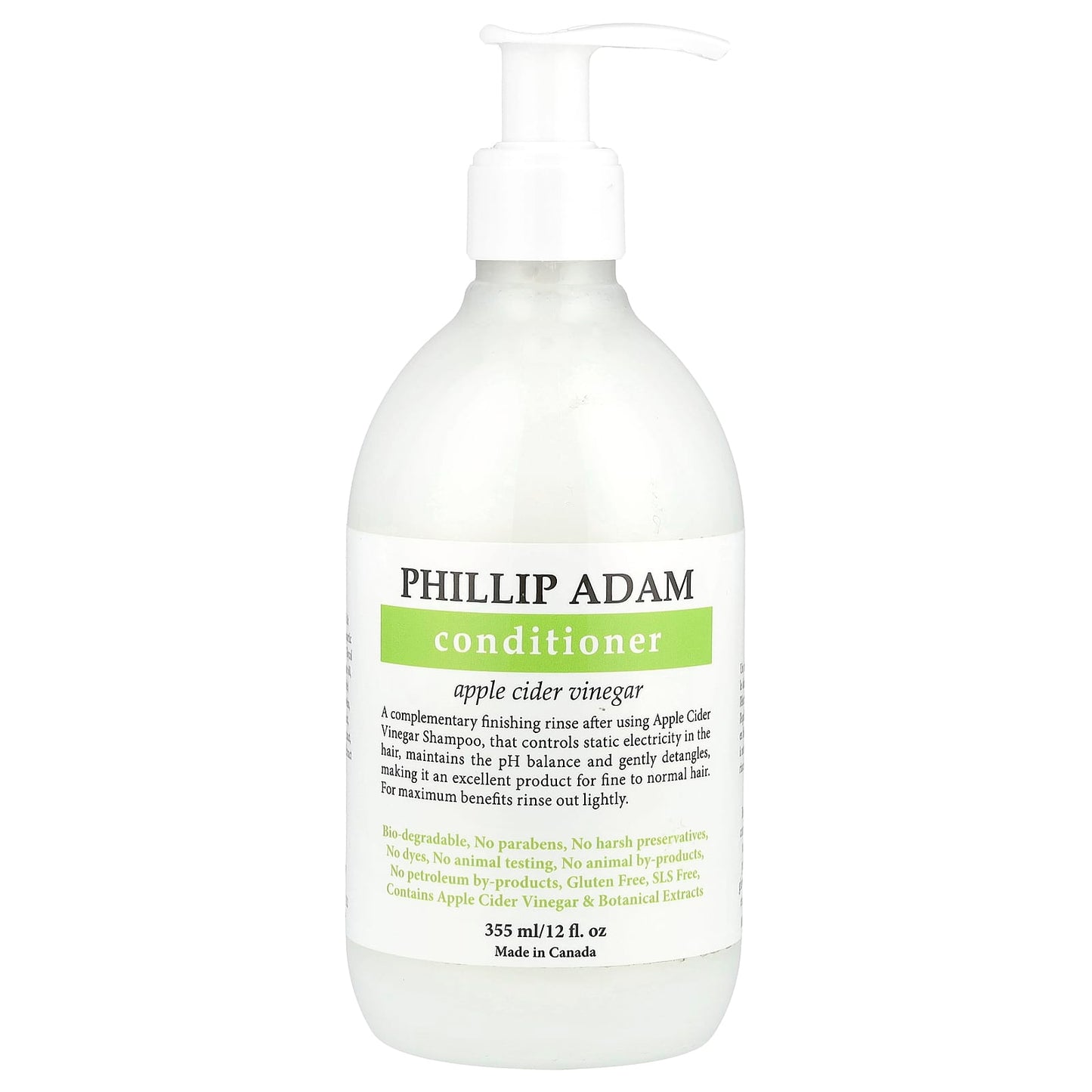 Phillip Adam, Conditioner, Apple Cider Vinegar, 12 fl oz (355 ml) - Image 1