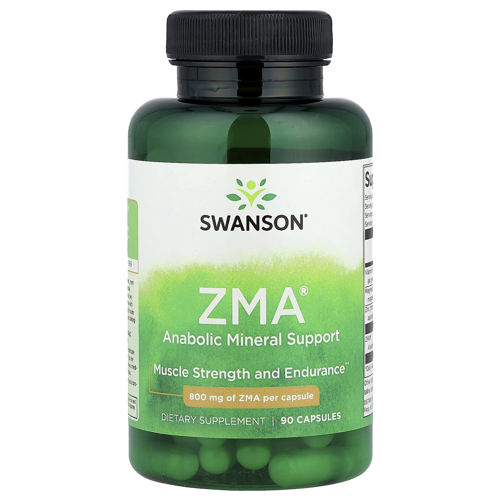 Swanson, ZMA®, Anabolic Mineral Support, 90 Capsules - Image 1