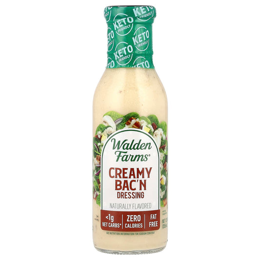 Walden Farms, Creamy Bac'N Dressing, 12 fl oz (355 ml) - Image 1