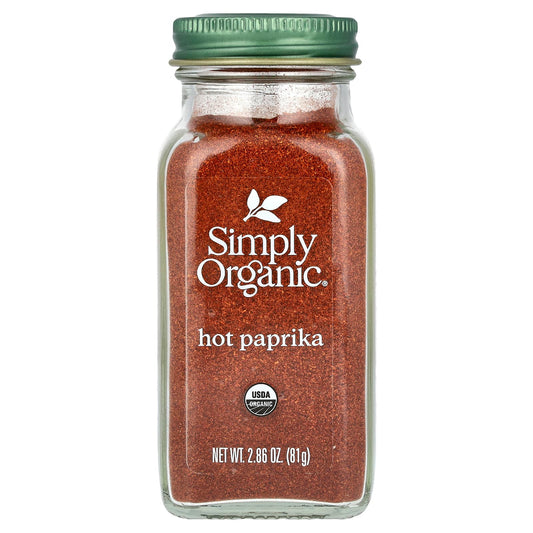 Simply Organic, Hot Paprika, 2.86 oz (81 g) - Image 1