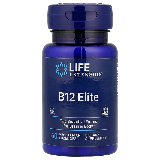 Life Extension, B12 Elite, 1,000 mcg, 60 Vegetarian Lozenges