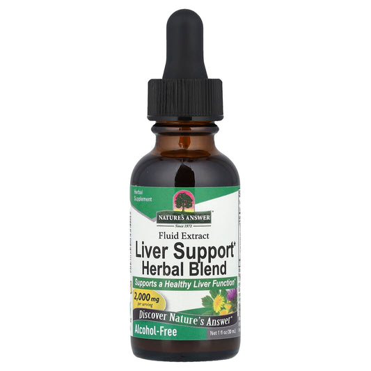 Nature's Answer, Liver Support Herbal Blend, Fluid Extract, Alcohol-Free, 2,000 mg, 1 fl oz (30 ml) - Image 1