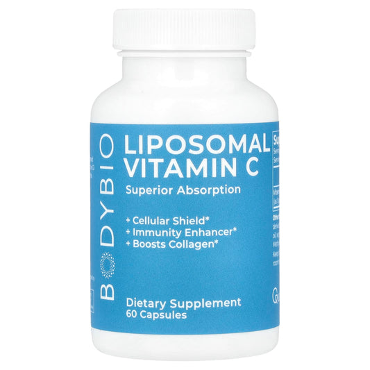 Boost Immunity with BodyBio Liposomal Vitamin C Capsules - Image 1