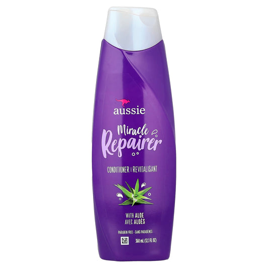 Aussie Miracle Repairer Conditioner with Aloe, 360ml - Image 1
