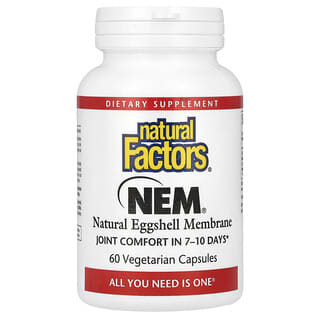 Natural Factors NEM - Fast Joint Comfort with 60 Vegetarian Capsules