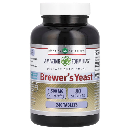 Boost Your Health with Brewer's Yeast Supplements 500mg - Image 1