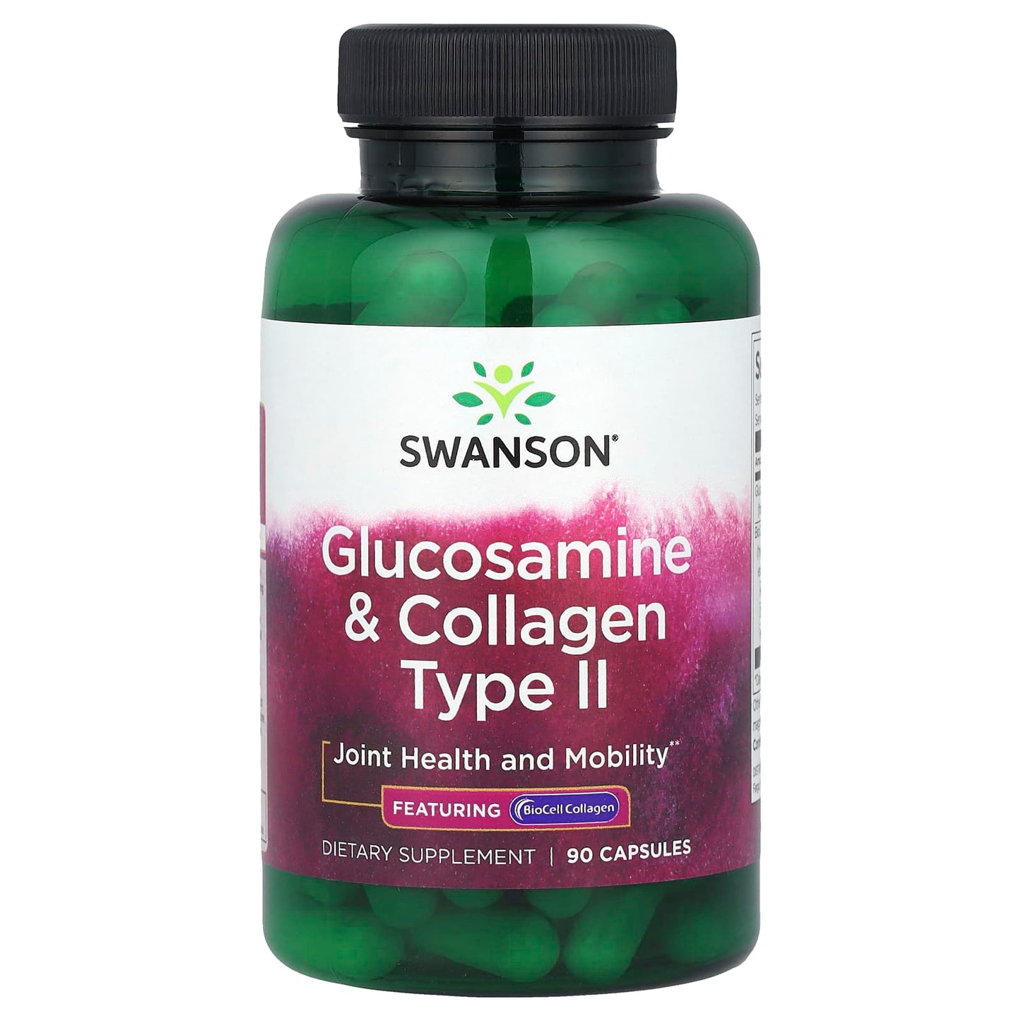 Swanson, Glucosamine & Collagen Type II, 90 Capsules - Image 1