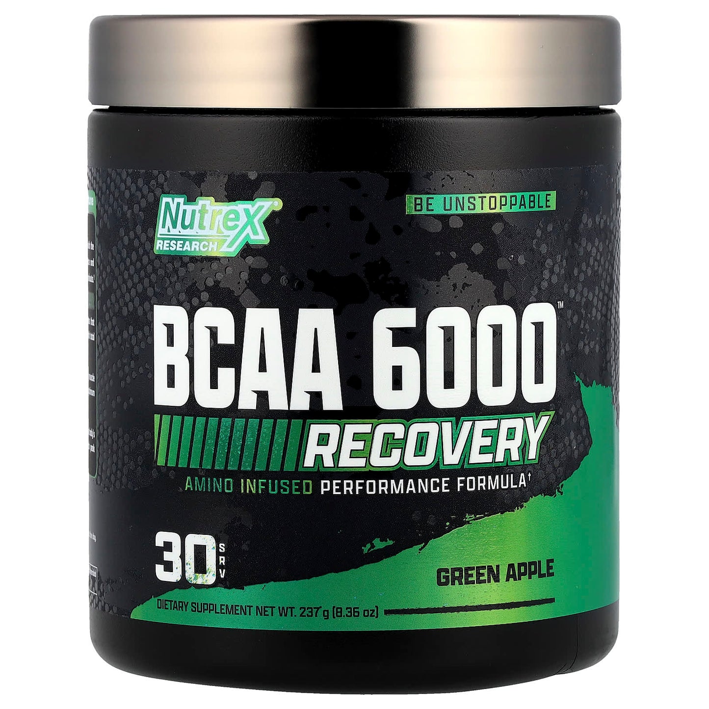 Nutrex Research, BCAA 6000™ Recovery, Green Apple, 8.36 oz (237 g) - Image 1