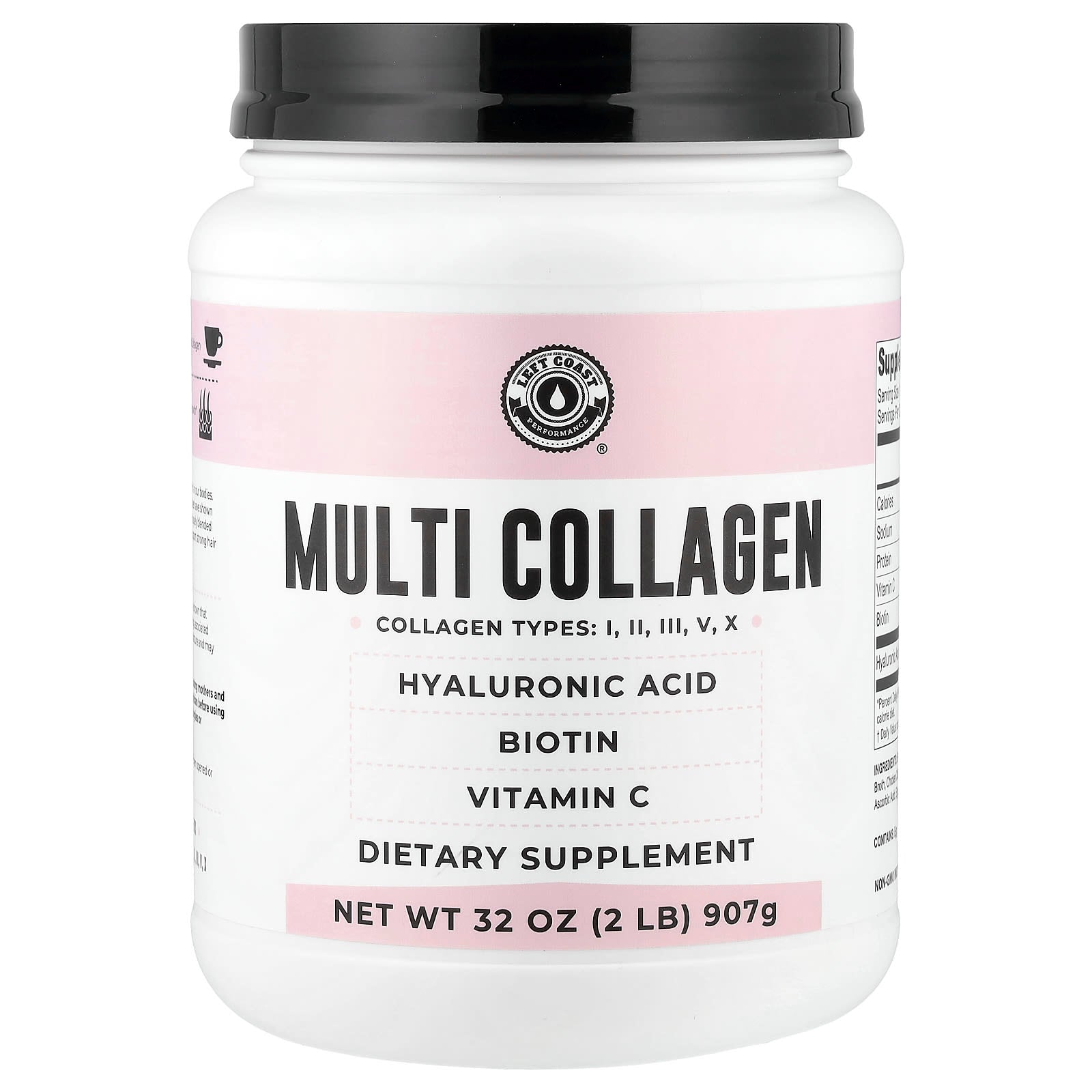 Left Coast Performance, Multi Collagen, 32 oz (907 g) - Image 1