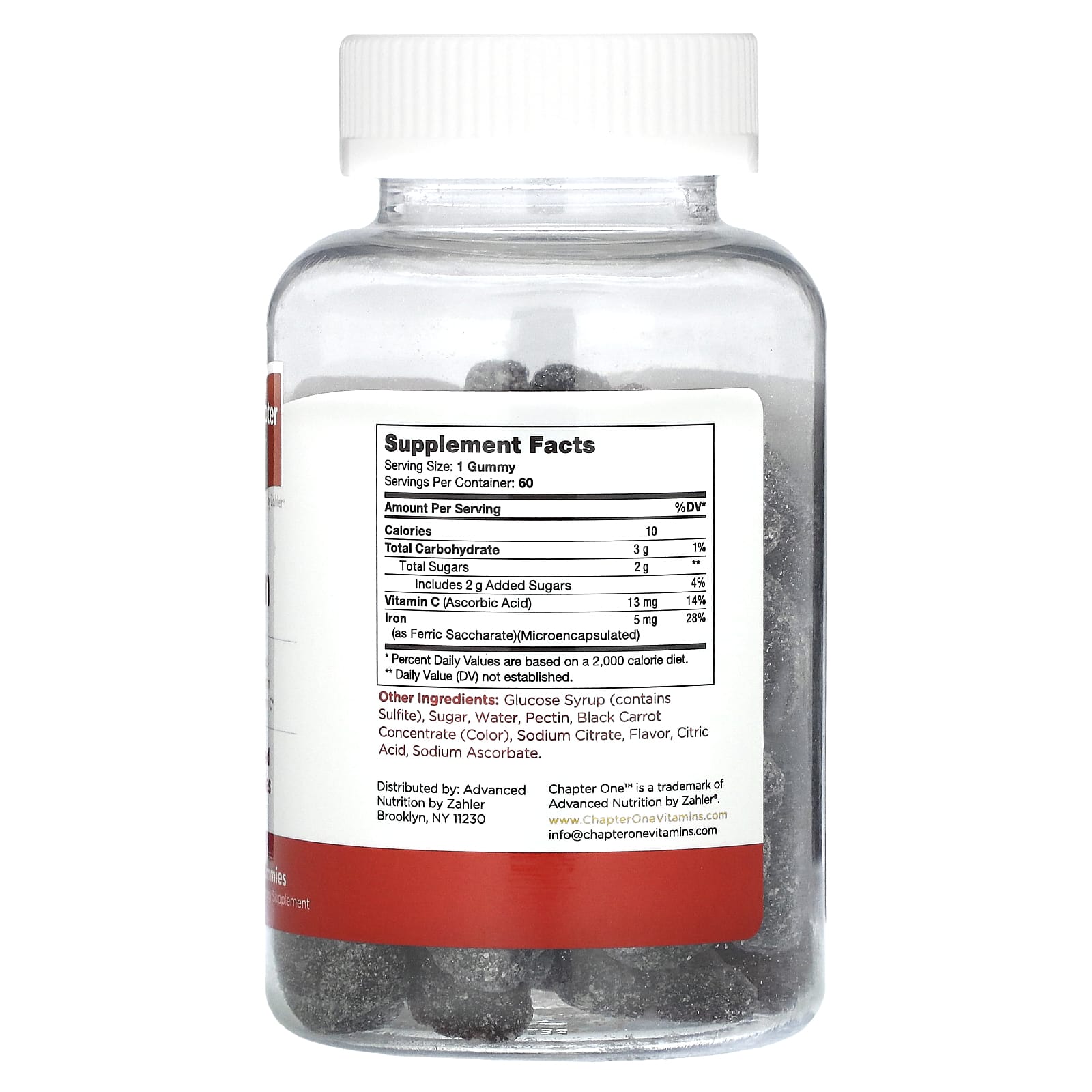 Iron Gummies for Energy - Chapter One, 60 Count - Image 2