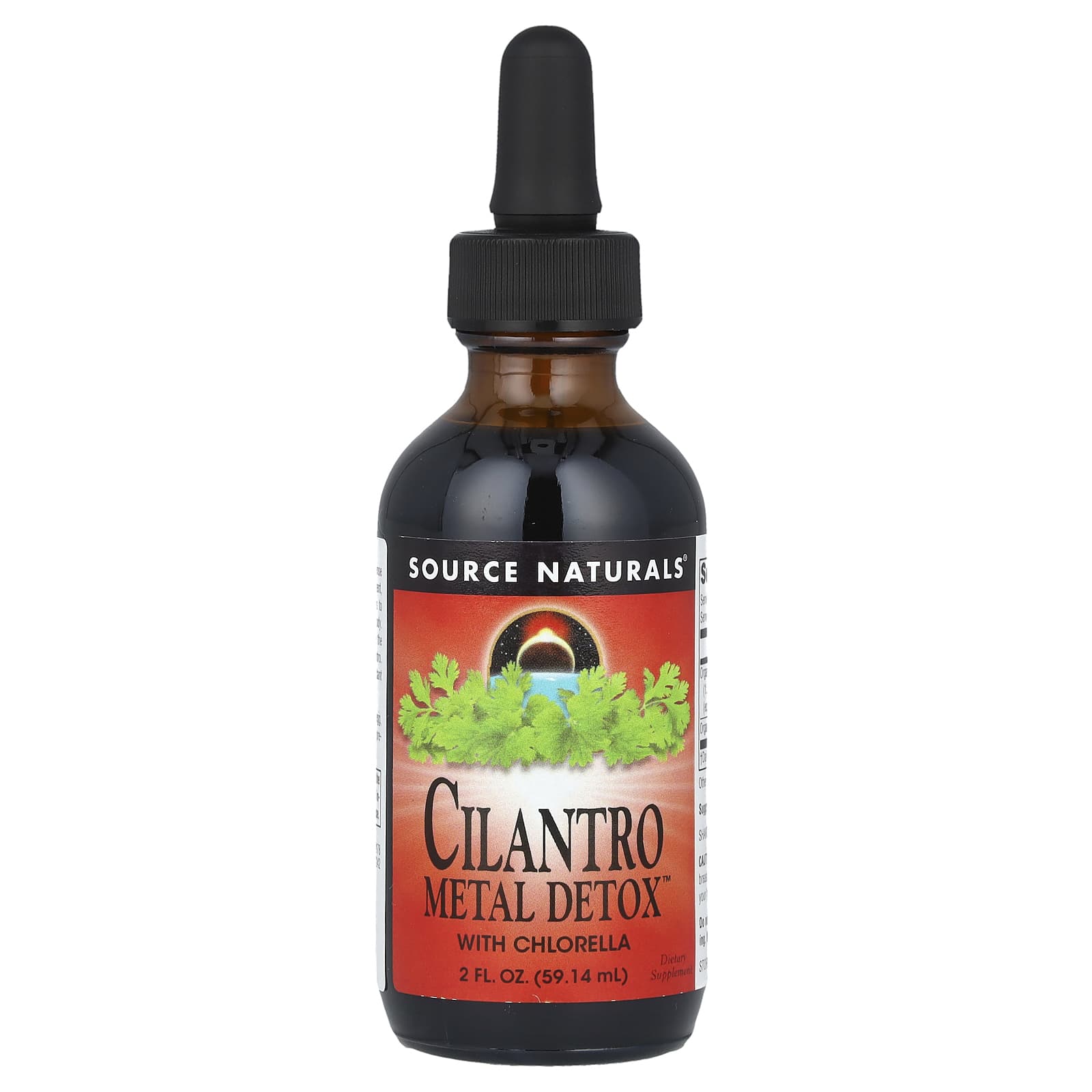 Source Naturals, Cilantro Metal Detox™ With Chlorella, 2 fl oz (59.14 ml) - Image 1