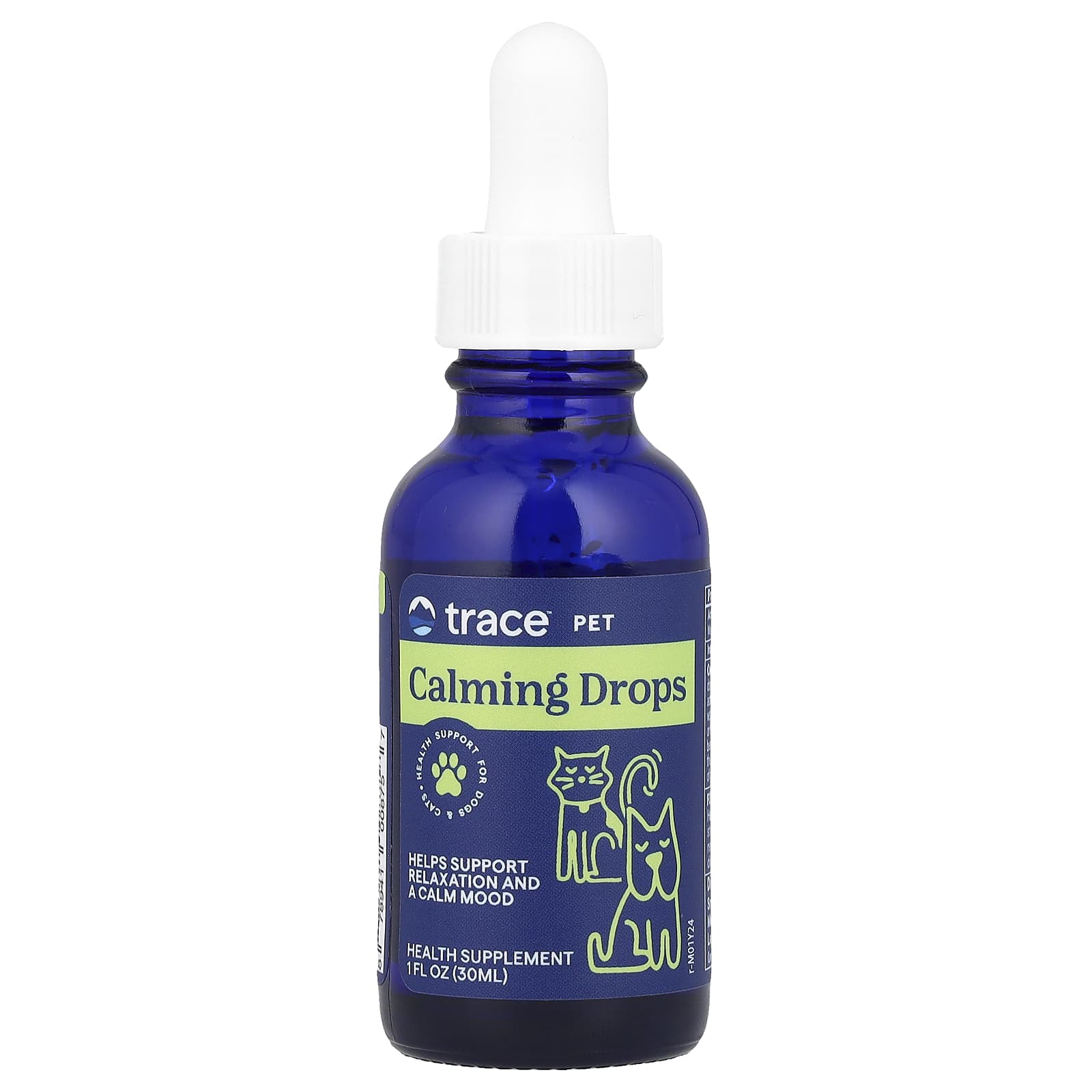 Trace, Pet, Calming Drops, For Dogs & Cats, 1 fl oz (30 ml) - Image 1
