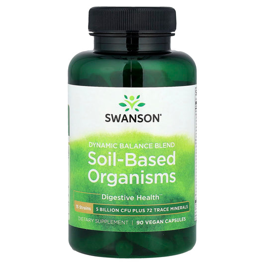Swanson, Soil-Based Organisms, 90 Vegan Capsules - Image 1