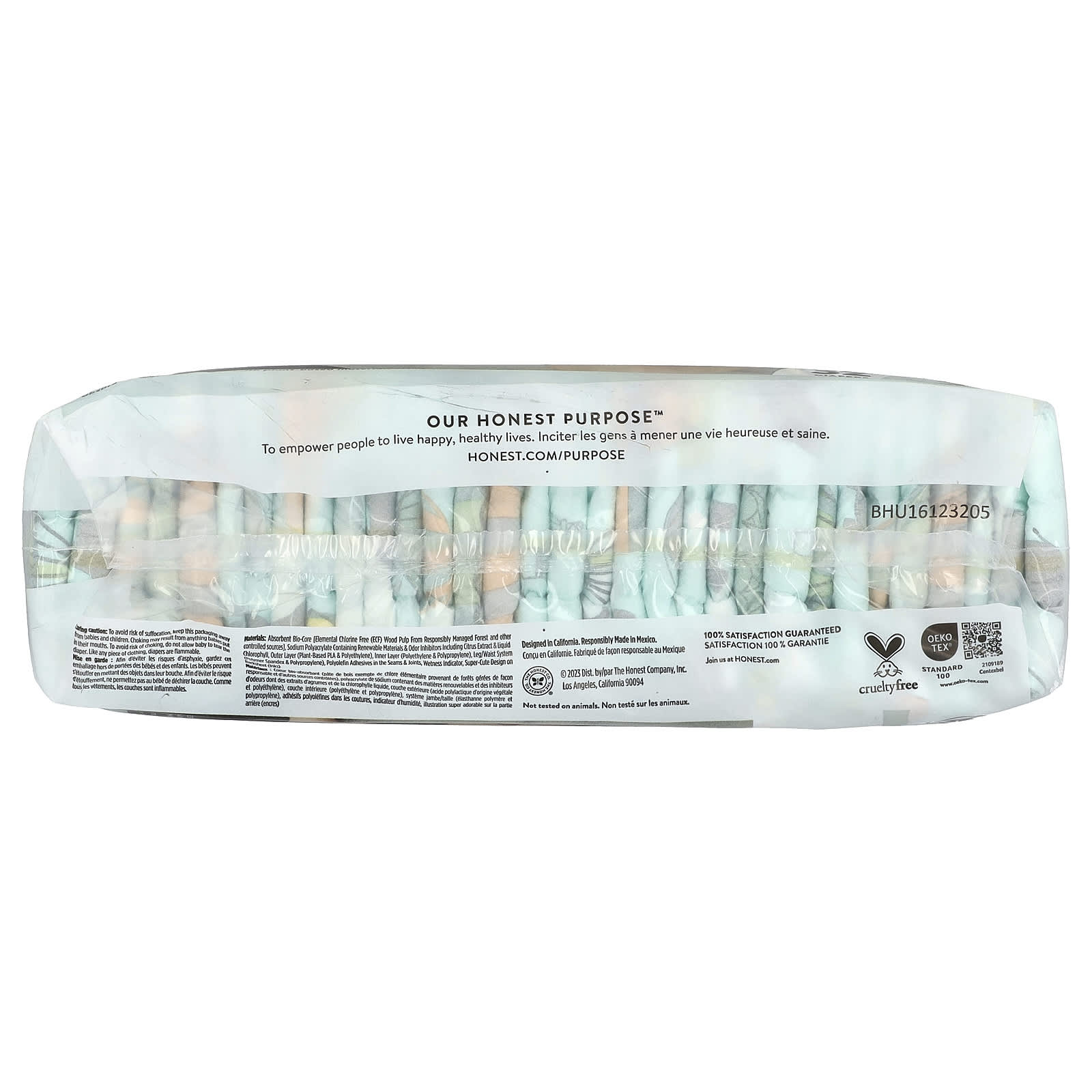 The Honest Company, Clean Conscious Diapers™, Size 2, 12-18 lbs, Above It All, 32 Diapers - Image 2