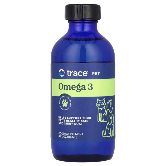 Trace, Pet, Omega 3, For Dogs and Cats, 4 fl oz (118 ml) - Image 1