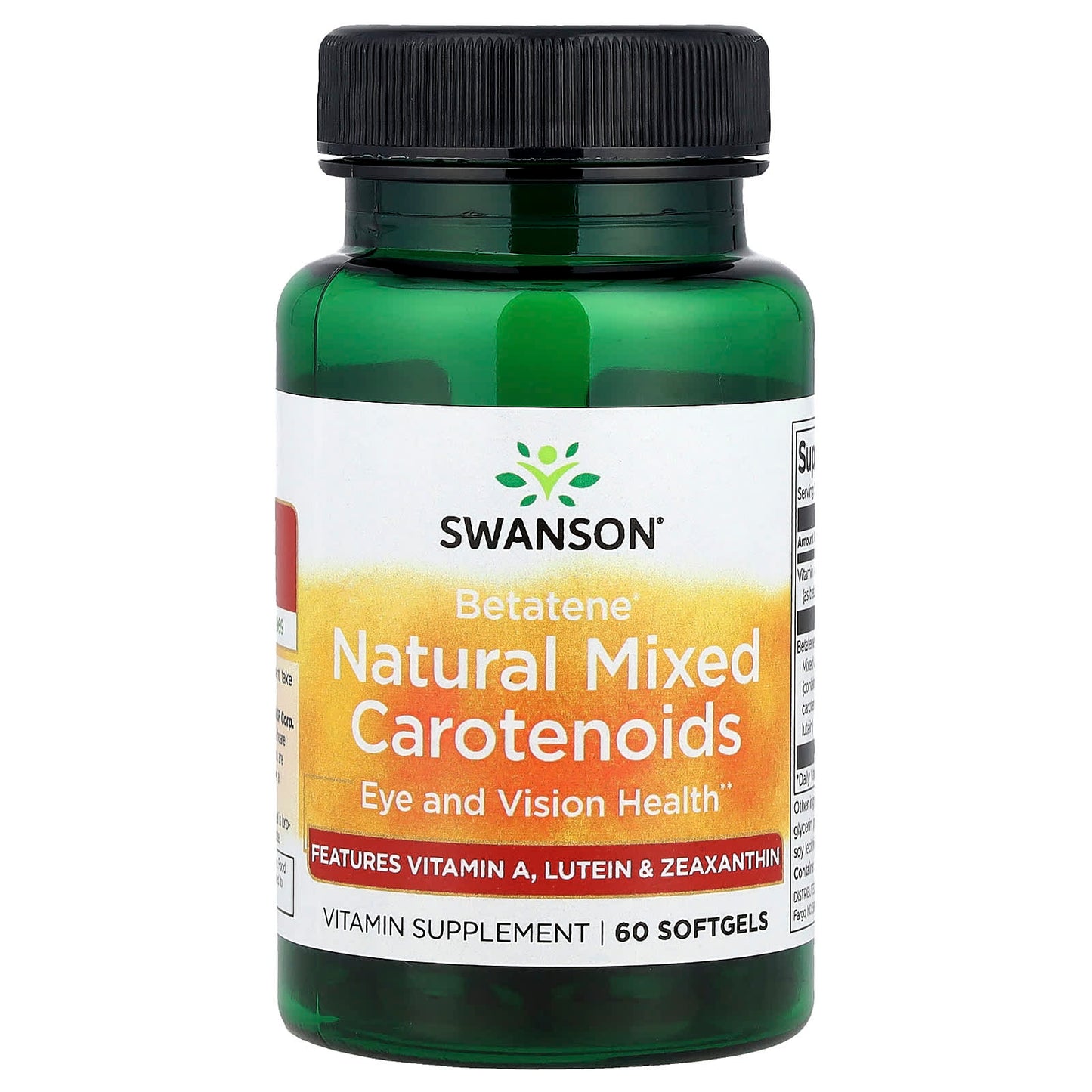 Swanson, Betatene® Natural Mixed Carotenoids, 60 Softgels - Image 1