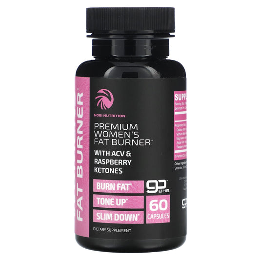 Nobi Nutrition, Premium Women's Fat Burner, 60 Capsules - Image 1