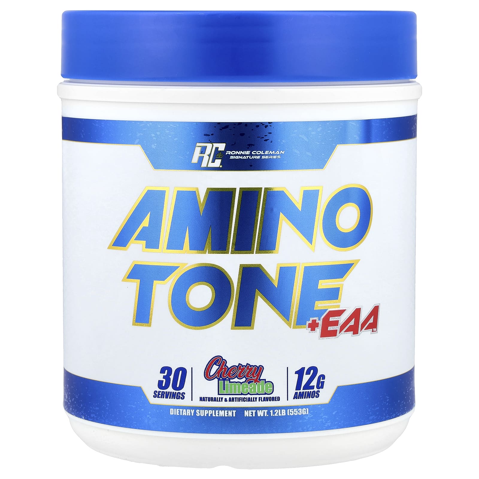 Ronnie Coleman, Signature Series, Amino Tone + EAA™, Cherry Limeade, 1.2 lbs (553 g) - Image 1