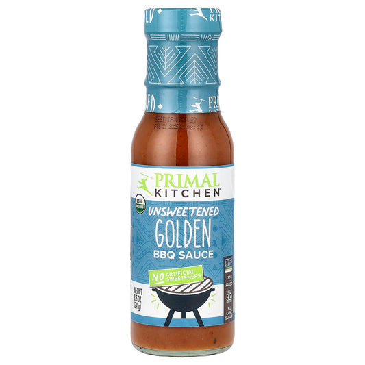 Primal Kitchen, Golden BBQ Sauce, Unsweetened, 8.5 oz (241 g) - Image 1