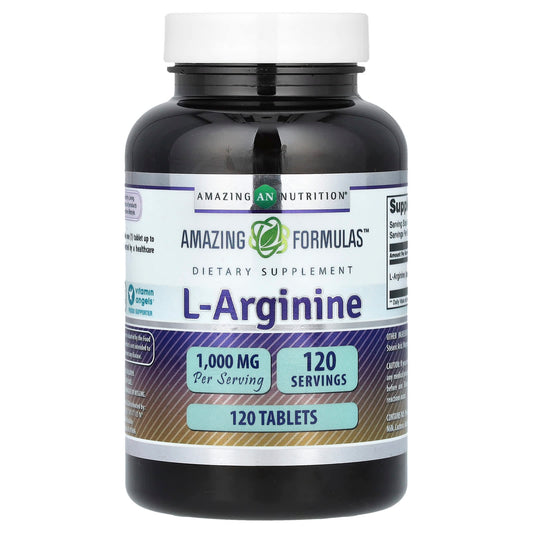 L-Arginine 1000mg Dietary Supplement for Healthy Blood Flow - Image 1