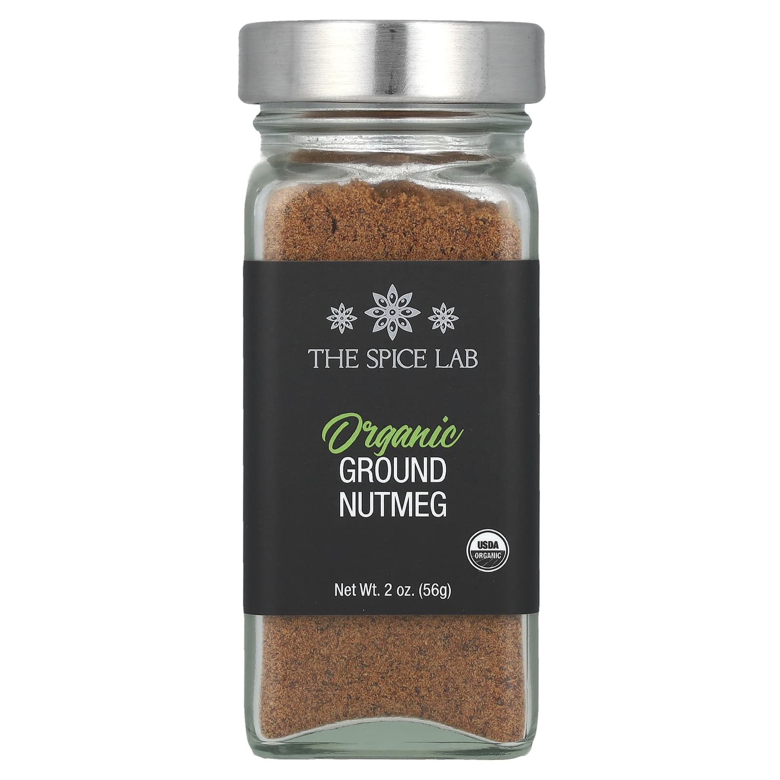 The Spice Lab, Organic Ground Nutmeg, 2 oz (56 g) - Image 1