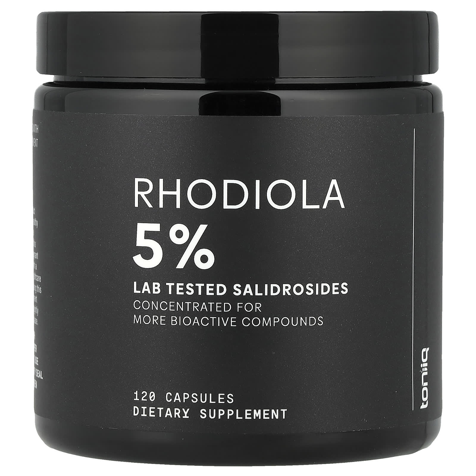 Toniiq, Rhodiola 5%, 120 Capsules (300 mg per Capsule) - Image 1