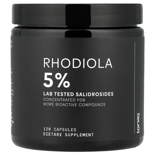 Toniiq, Rhodiola 5%, 120 Capsules (300 mg per Capsule) - Image 1