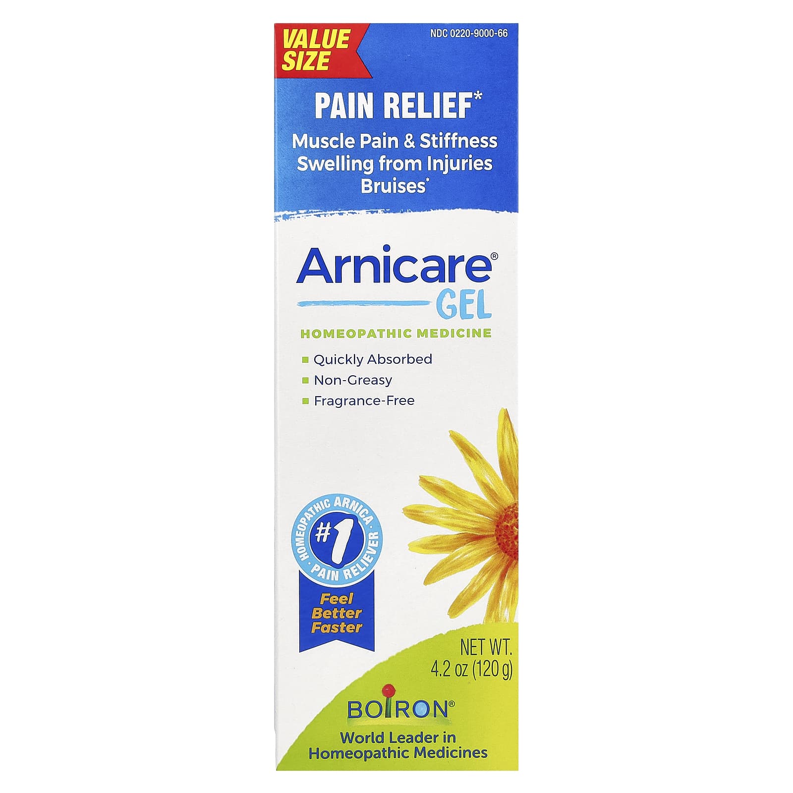 Arnica Gel for Pain Relief by Boiron - Fragrance-Free, 4.2 oz - Image 1