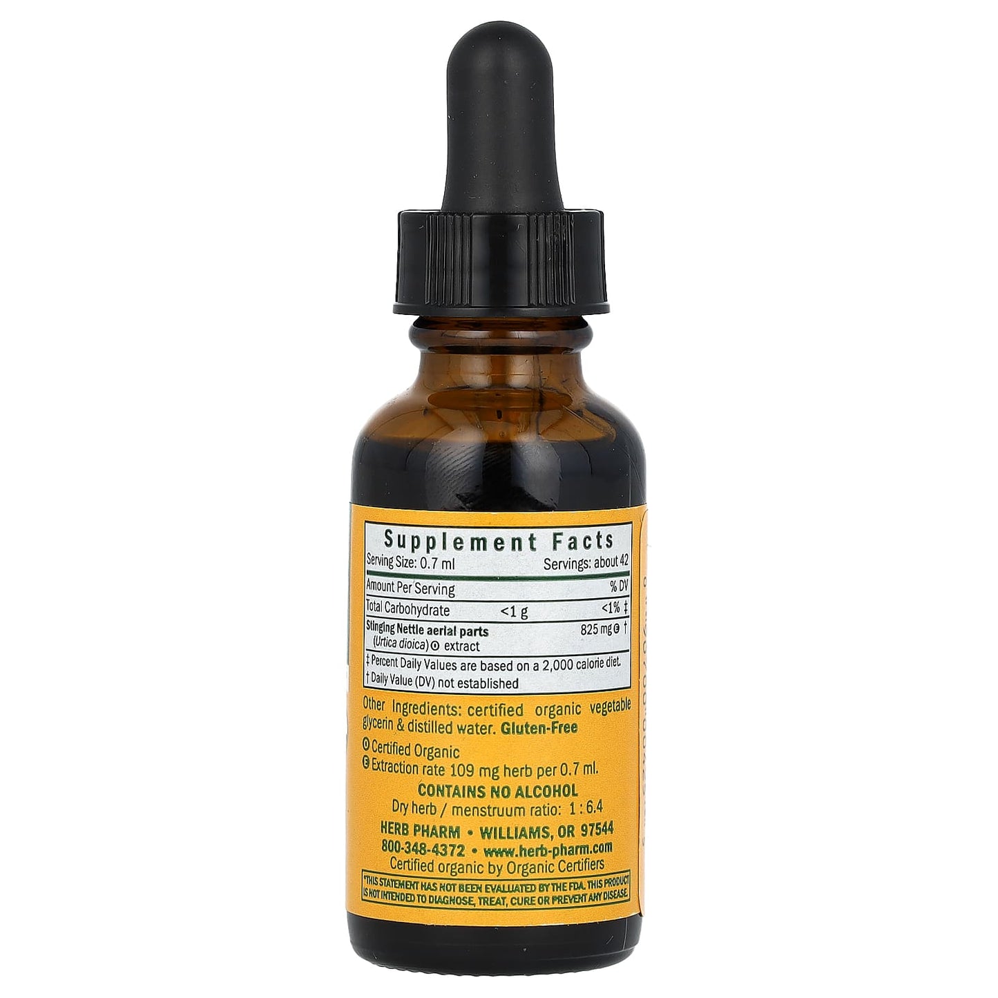 Stinging Nettle Supplement by Herb Pharm - USDA Organic, Gluten Free - Image 2