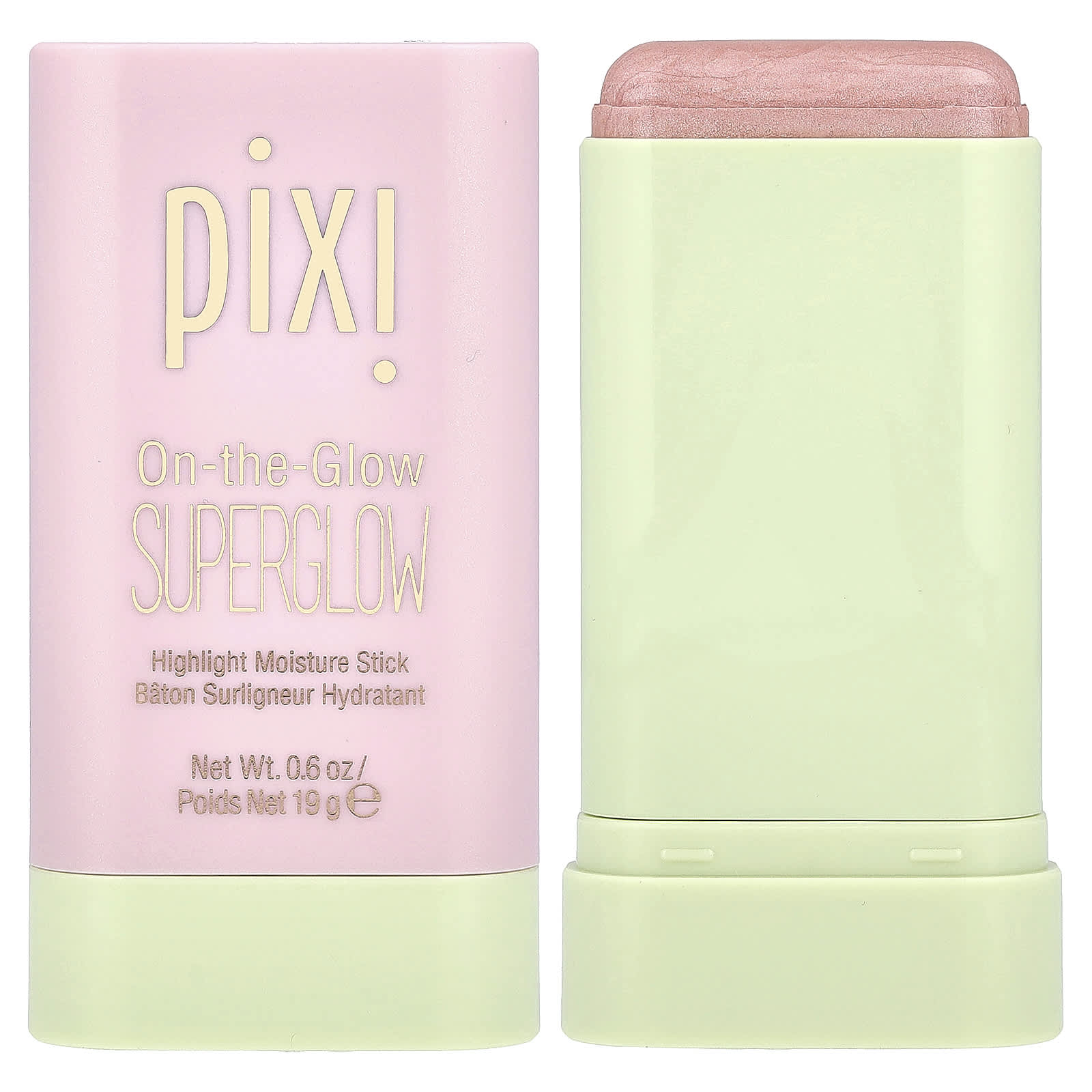 Pixi Beauty, On-The-Glow Superglow, Highlight Moisture Stick, PetalDew, 0.6 oz (19 g) - Image 1