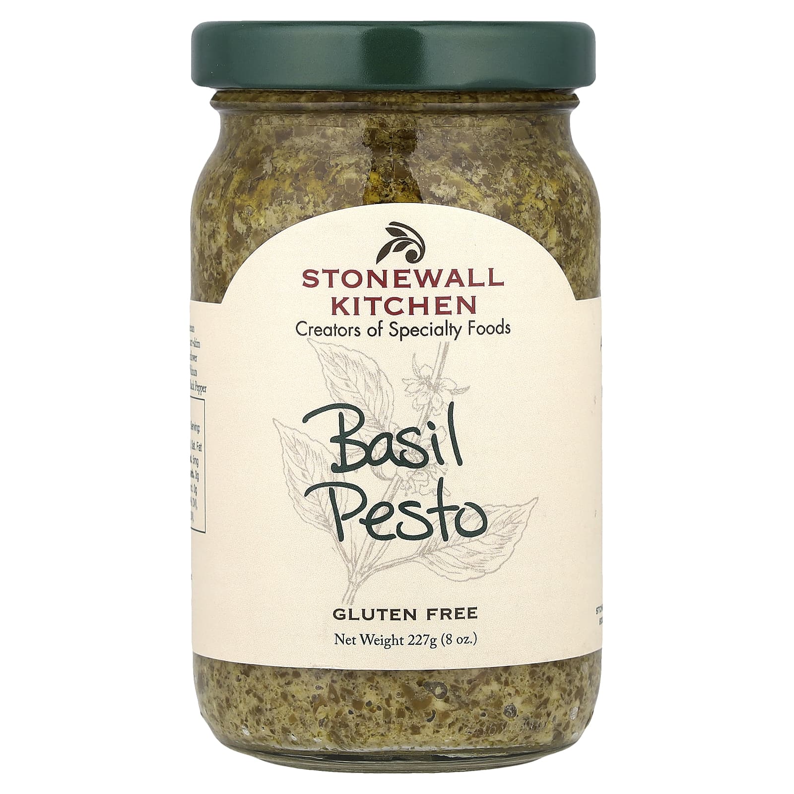 Stonewall Kitchen, Basil Pesto, 8 oz (227 g) - Image 1