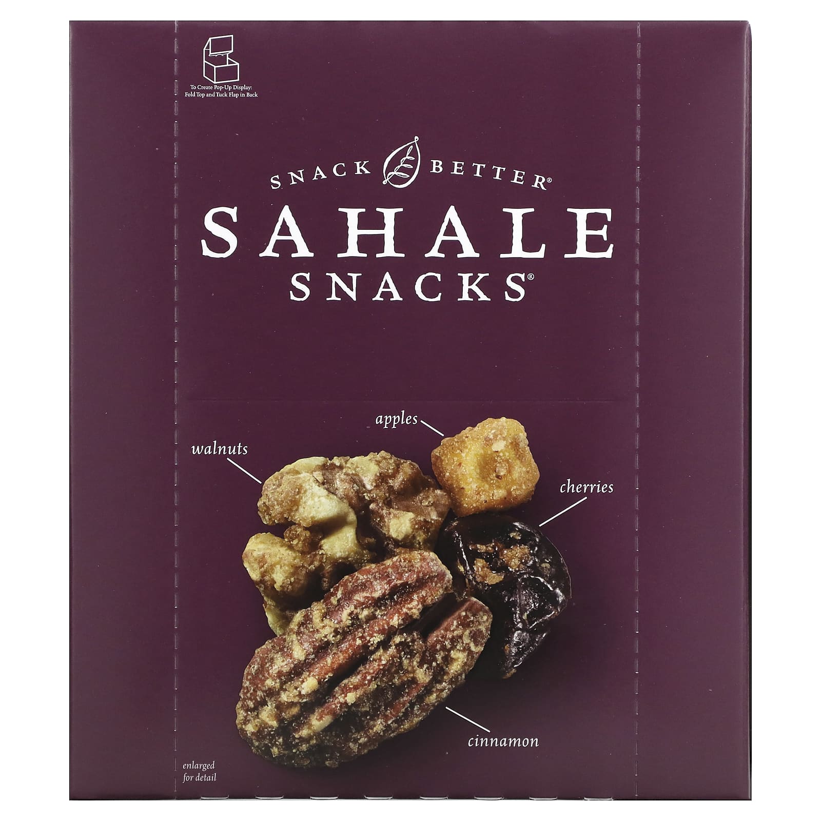 Sahale Snacks, Glazed Mix, Maple Pecans, 9 Packs, 1.5 oz (42.5 g) Each - Image 1
