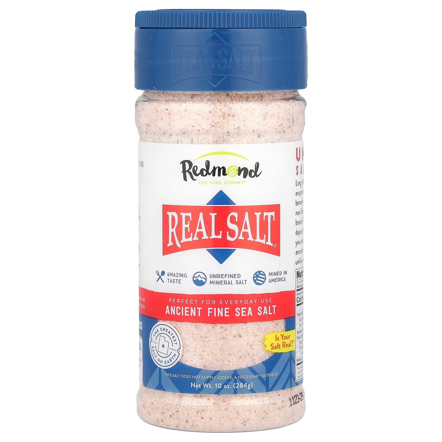 Redmond Trading Company, Real Salt®, Ancient Fine Sea Salt, 10 oz (284 g) - Image 1