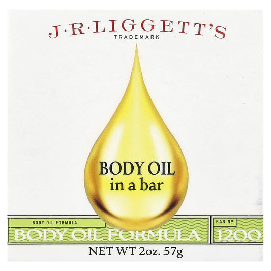 J.R. Liggett's Body Oil Bar for Soft, Sensual Skin (2 oz, 57g) - Image 1