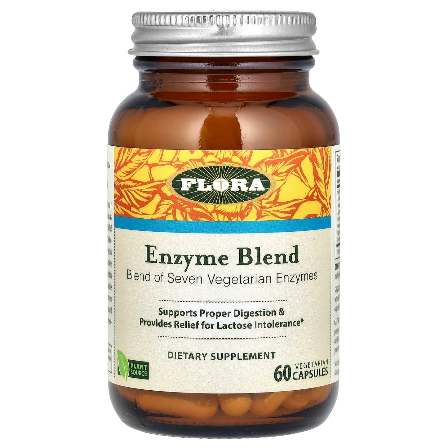 Flora Enzyme Blend - 60 Vegetarian Capsules for Digestive Relief - Image 1
