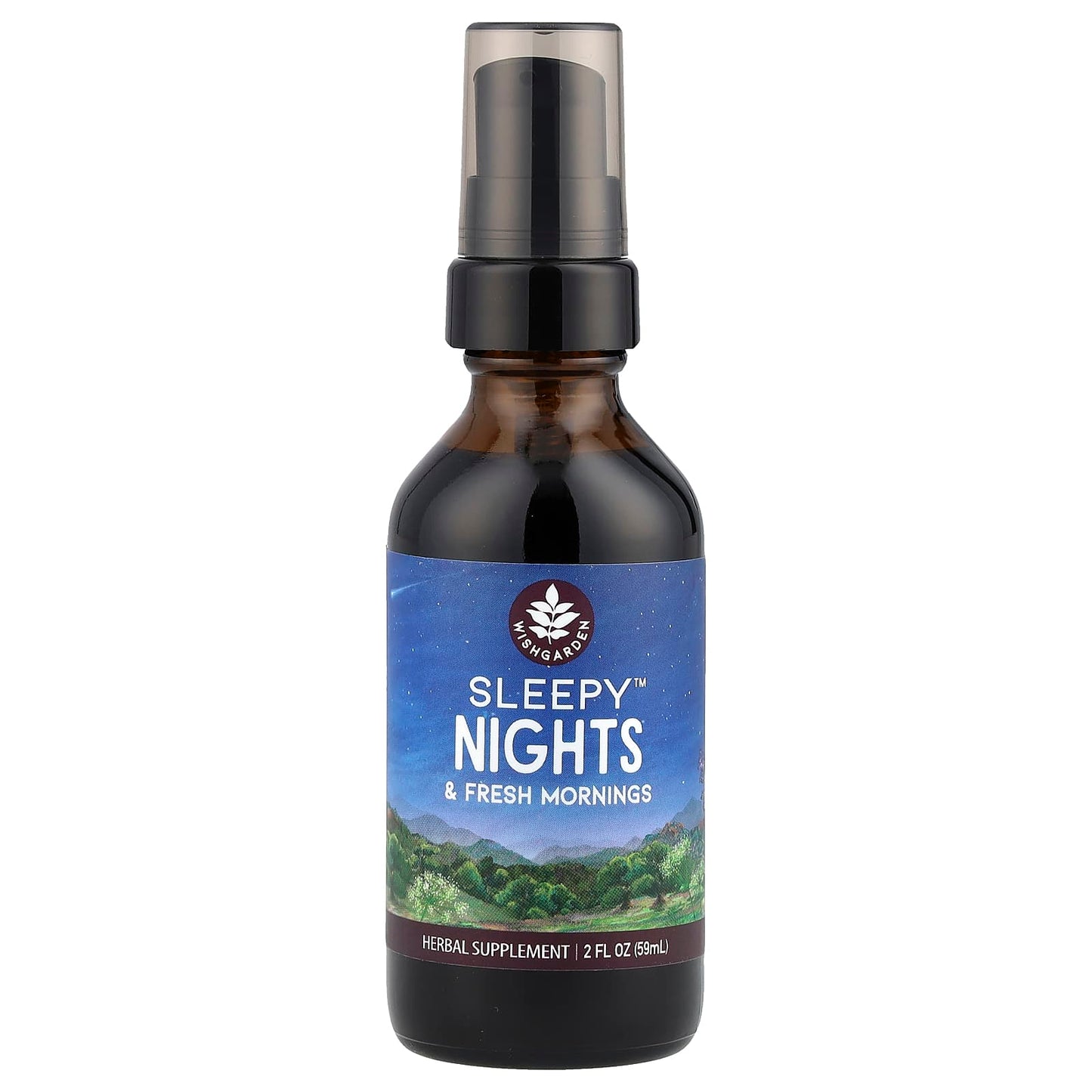 WishGarden Herbs, Sleepy™ Nights & Fresh Mornings, 2 fl oz (59 ml) - Image 1