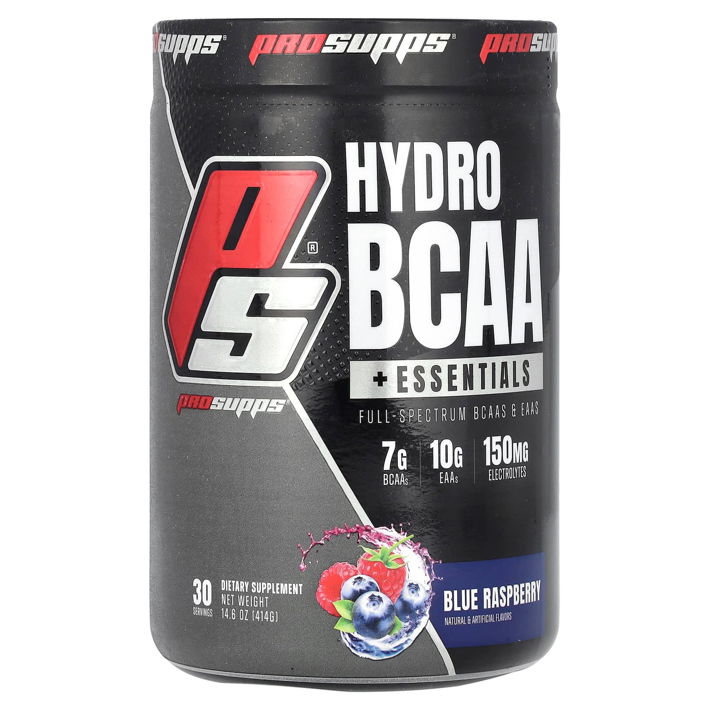 ProSupps, Hydro BCAA +Essentials, Blue Raspberry, 14.6 oz (414 g) - Image 1