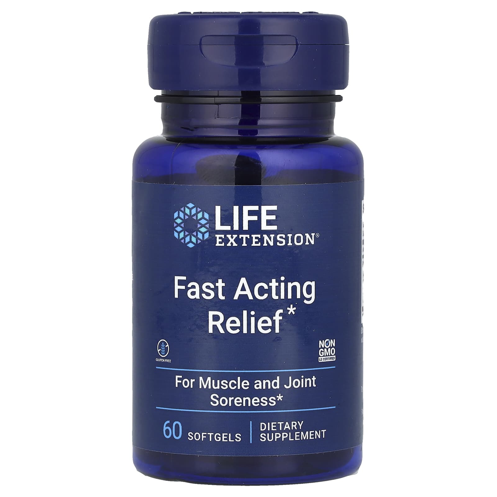 Life Extension, Fast Acting Relief, 60 Softgels - Image 1